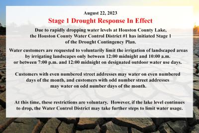 Stage 1 Drought Plan